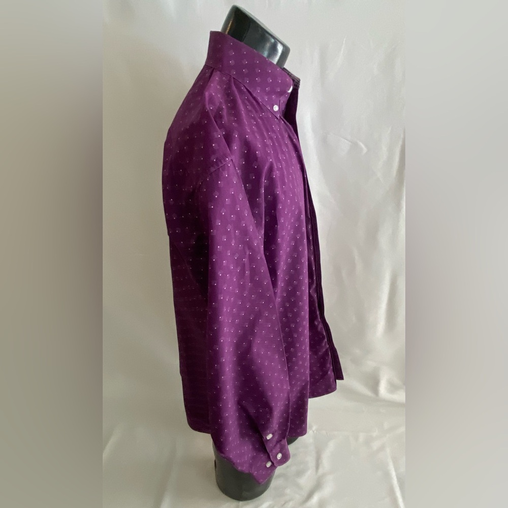 Panhandle Slim Western Shirt Men’s Large Purple Long Sleeve Button Down EUC - Picture 4 of 9